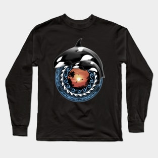 Orca Killer Whales Long Sleeve T-Shirt